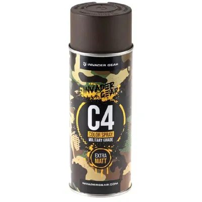 Pintura Spray C4 MIL Grade Color RAL8027 - INVADER GEAR