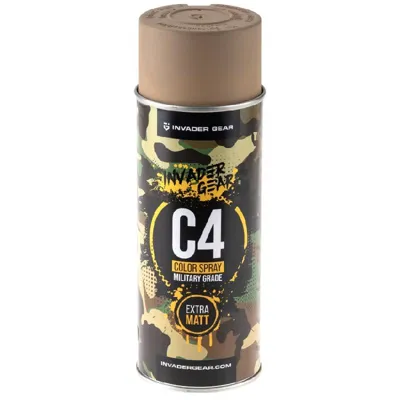 Pintura Spray C4 MIL Grade Color RAL8031 - INVADER GEAR