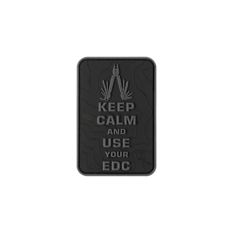 JTG Keep Calm EDC Rubber Patch