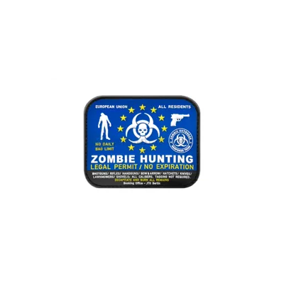 Zombie Hunter Rubber Patch - JTG