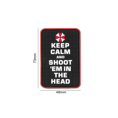 Keep Calm and Shoot Rubber Patch - JTG
