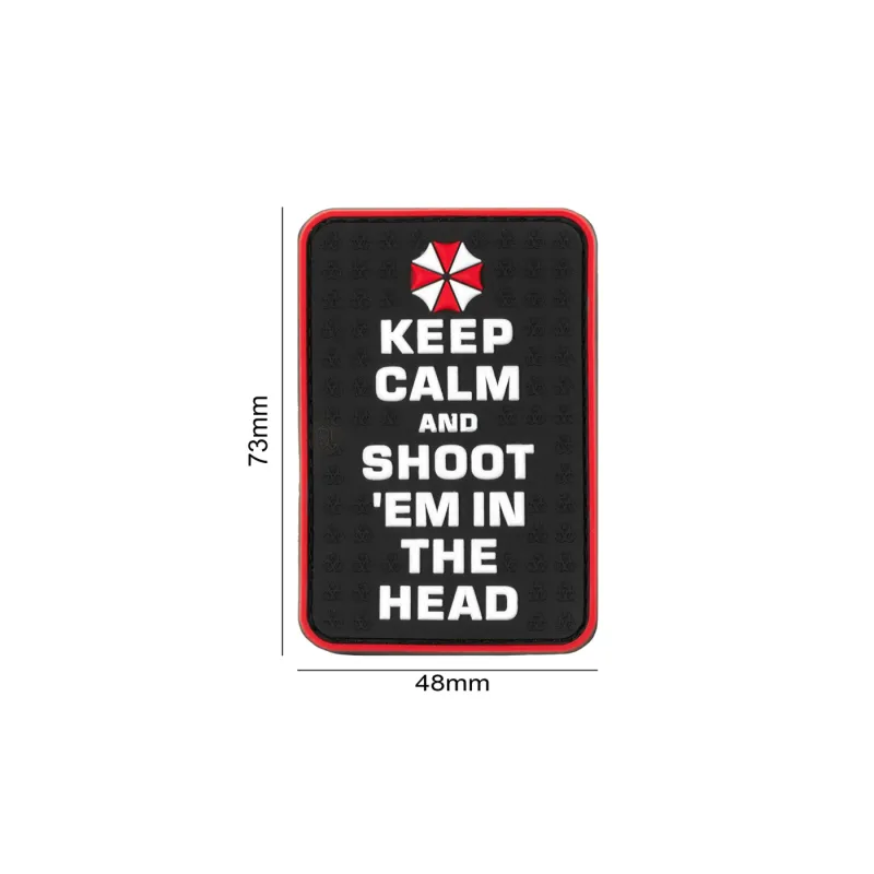 JTG Keep Calm and Shoot Rubber Patch