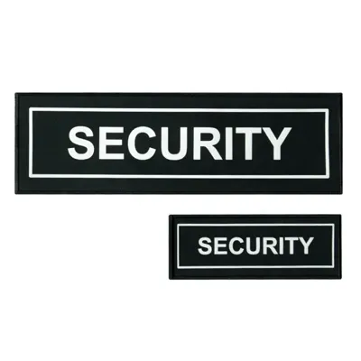 Security Brust- + Rückenpatch - A10 Equipment