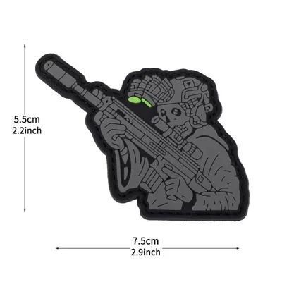Skeleton Sniper Patch PVC - Delta Armory