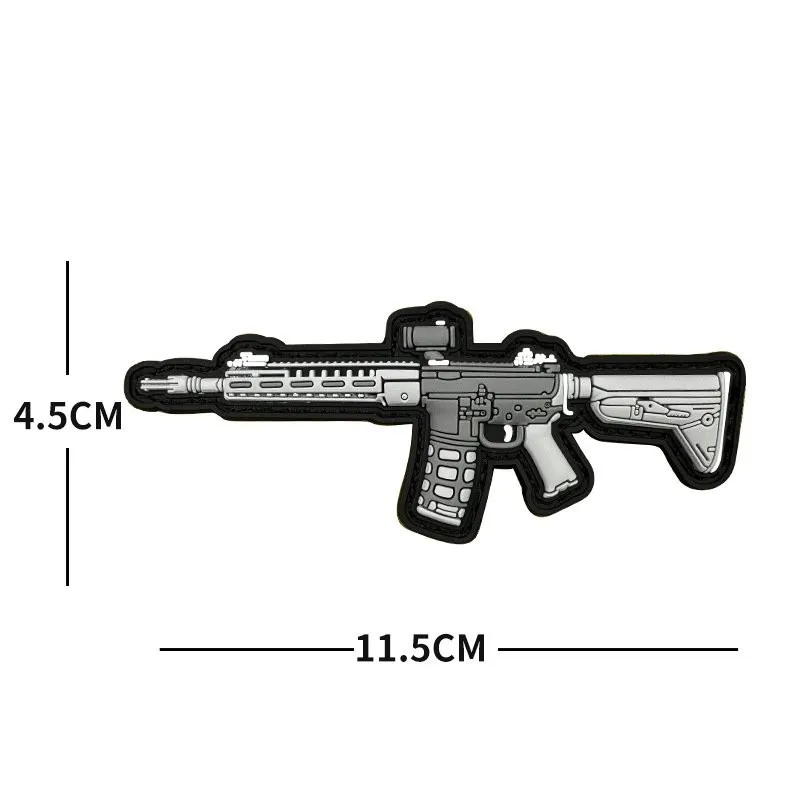 Delta Armory AR15 PVC Patch Grau