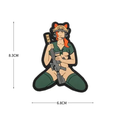 Girl Armed & Adorable PVC Patch - Delta Armory