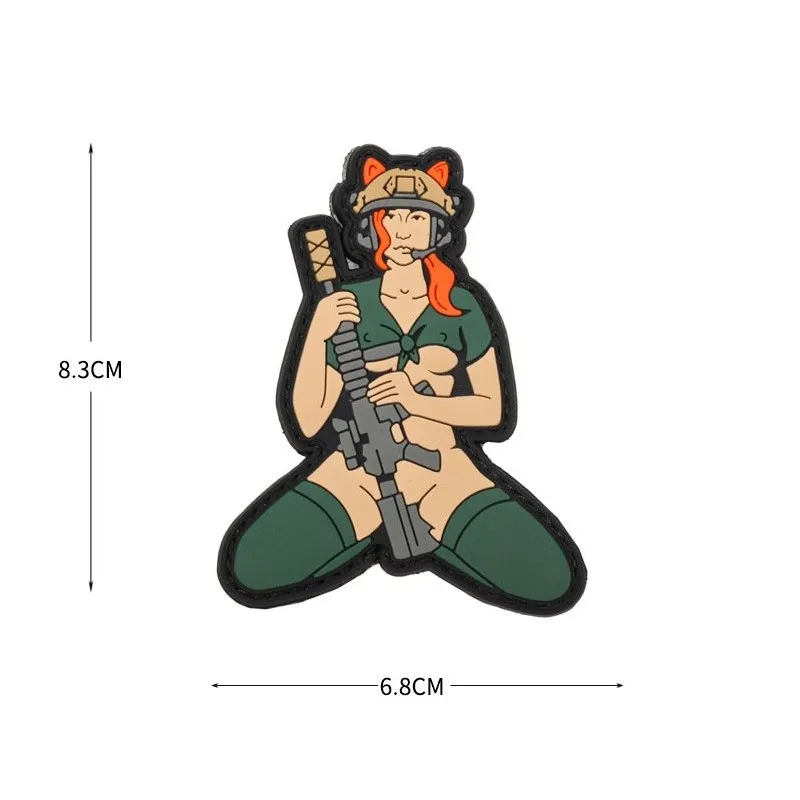 Delta Armory Girl Armed & Adorable PVC Patch