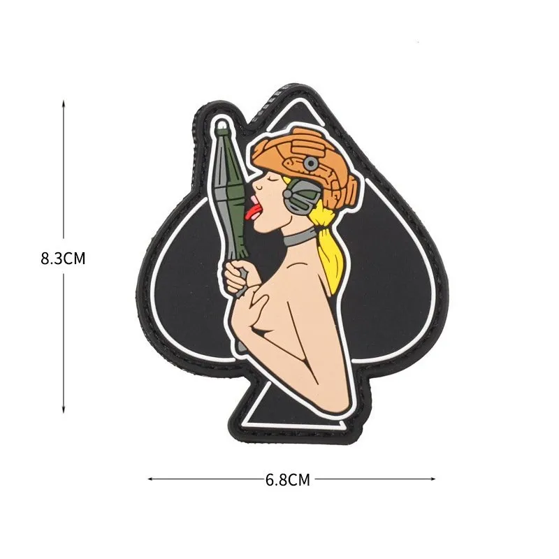 Delta Armory Combat Queen Spade PVC Patch