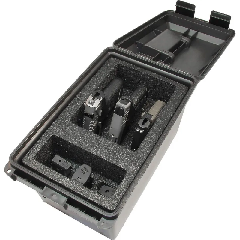 MTM TPC3 Pistolenbox Für 3 Pistolen · Negro