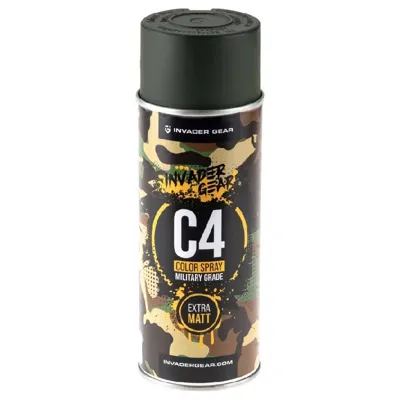 Pintura Spray C4 MIL Grade Color RAL6007 - INVADER GEAR