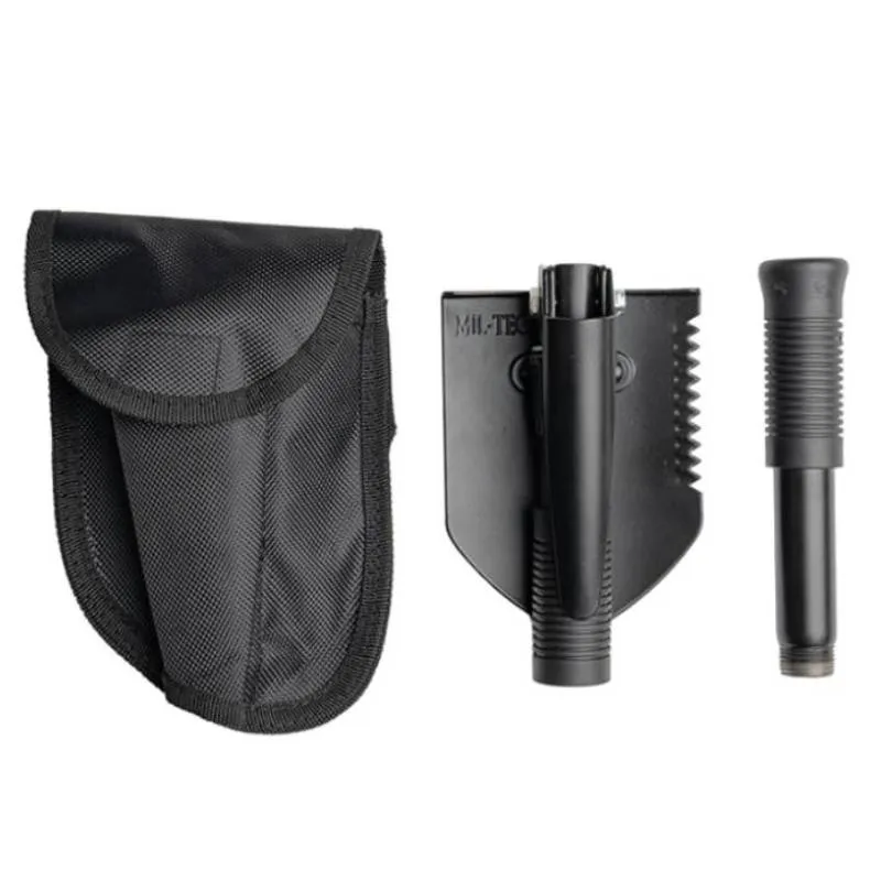 Mil-Tec Pala Multifuncion Plegable · Negro