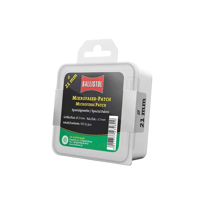Ballistol Mikrofaser-Patch 21mm 150 Stk