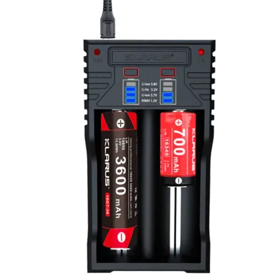 K2 2 in 1 Dual Charger for Rechargeable Batteries - Klarus