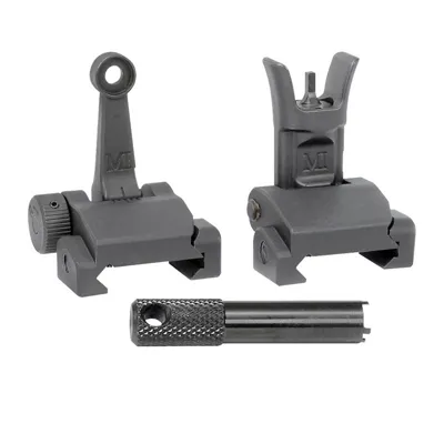 AR-15 Combat Folding Sight Set - Midwest Industries