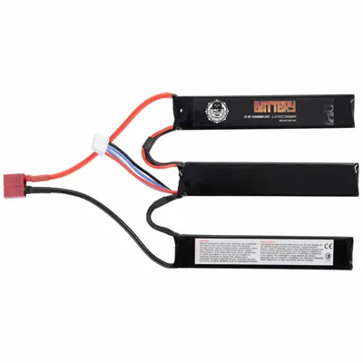 LIPO Nunchuk Triple 1100mAh 11.1V 25C (T-Plug) - DUEL CODE