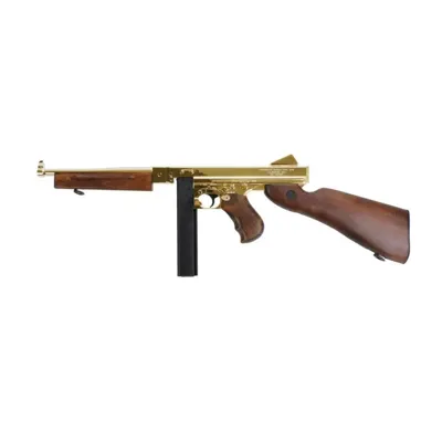 Thompson M1A1 Military - & Bois Véritable - Cybergun - King Arms