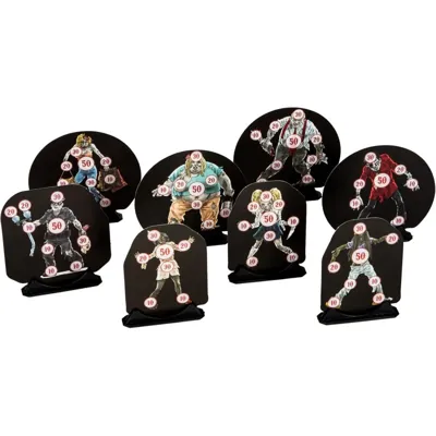 Lot de 50 Cibles en Plastique Design Zombie DG012 - Black Eagle