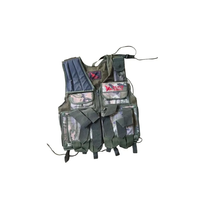 Black Eagle Tactical Vest - Version Forest L-Pouch (High Cap) · Black camo