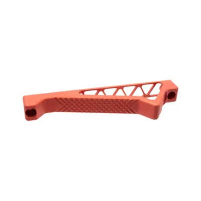 Poignée Inclinée Type K20 pour KeyMod et M-LOK - Aluminium / Rouge - JJ Airsoft