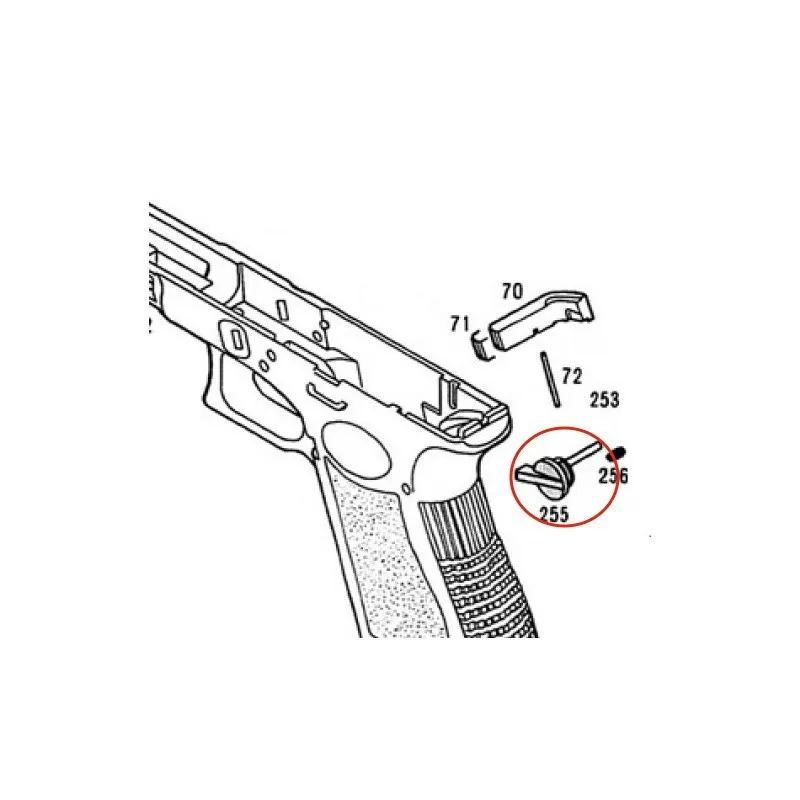 WE Airsoft Selecteur G18 · Negro