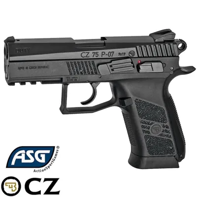 Réplique CO2 CZ 75 P-07 – Rail Tactique - ASG