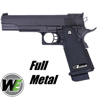 GAZ Hi-Capa 5.1, R Version,, Full Metal, 330 FPS, Culasse Mobile - WE Airsoft