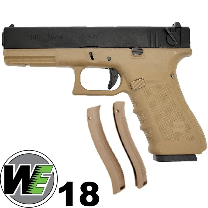 WE Airsoft Réplique G18 Gen.4 · Tan / FDE