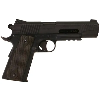 Colt 1911 Rail Gun Mat Culasse Metal Fixe 15 BBs - Cybergun