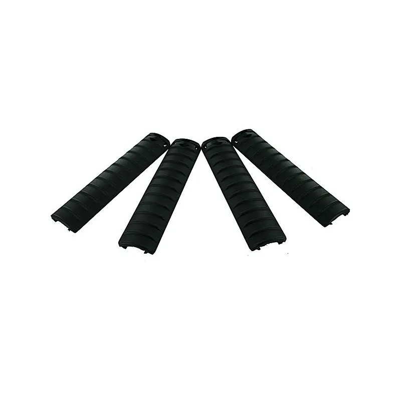 Black Eagle Pack 4 Rail Cover Picatinny · Negro