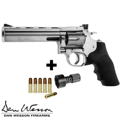 Dan Wesson 715 Full Metal Chromé 6 Inches - ASG