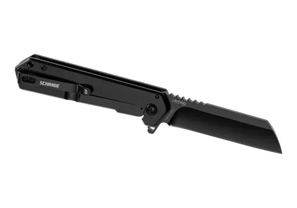 Schrade Couteau Lateral Folder · Negro