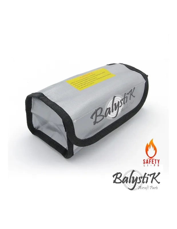 Balystik Sac Long Ignifuge pour Batterie LIPO