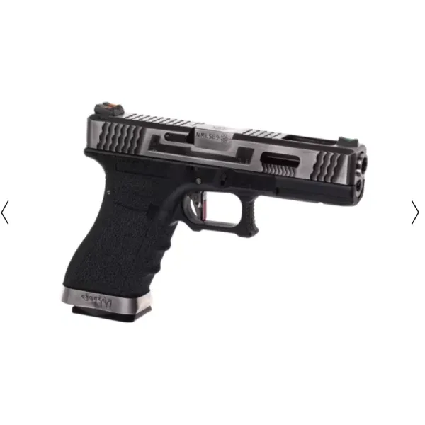 WE Airsoft Série G17 Custom Version · Plata