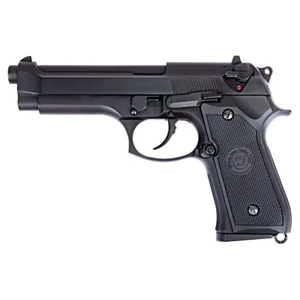WE Airsoft M92 S Gaz · Negro