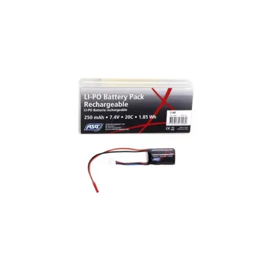 Batterie Li-Po 7.4V 250mAh HPA - ASG - Action Sport Game