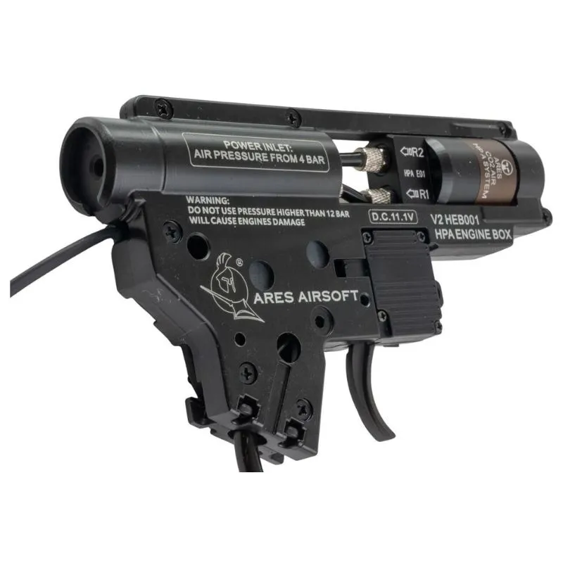 Ares HPA Kit M4 Complete Gearbox V2 with HPA Engine · Negro