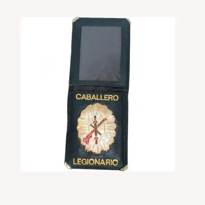 Cartera de Piel con Placa Legion - Mi tienda