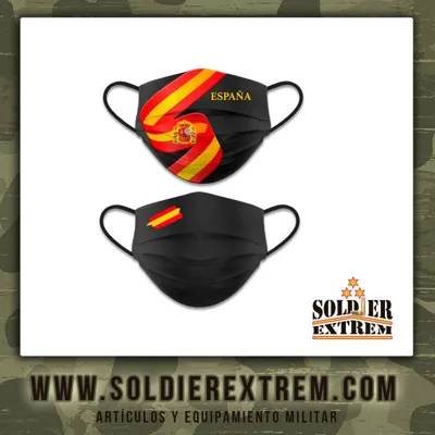 Mascarilla de Proteccion Bandera España - Mi tienda