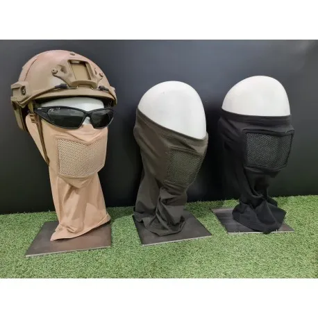 Cagoule/Masque de Protection Grillagée