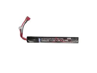 9.9V 1000mAh 20C LiFe T-Plug
