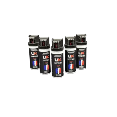 5x Bombe Gel Poivre UX 50ml Avec Avec Clapet de Sécurité - Umarex