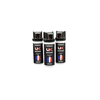 3x Bombe Gel CS UX 50ml Avec Avec Clapet de Sécurité - Umarex