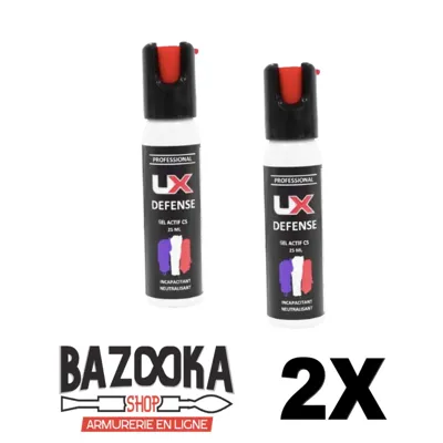2x Bombe Ux 25ml Gel Cs Capot 1/4 de Tour - Umarex