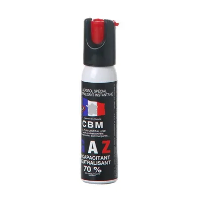 Bombe Gaz Defense Cs Capot 1/4 de Tour 25ml - Bazooka