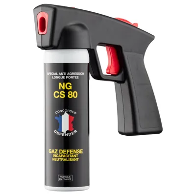 Aérosol Gaz Cs 100 ml Avec Poignée - Nouvelle Génération - Bazooka