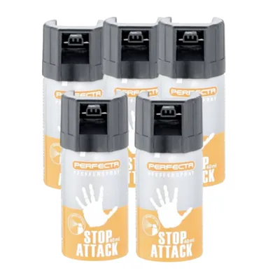 Lot Prix Choc- 5x Bombes Stop Attack Aux Poivre - 40 ml - " Perfecta " - Umarex