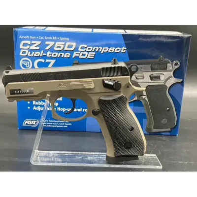 Réplique CZ 75D Compact Dual-Tone - Réplique "Spring" à Ressort - ASG