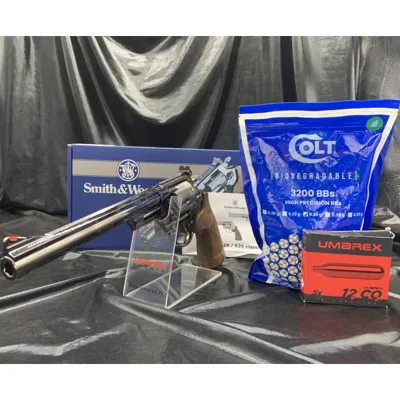 "Pack Prêt a Tirer" Revolver "Smith&wesson" "M29 8 3/8'' BBs CO2 - Umarex