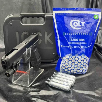 "Pack Laser Prêt à Tirer" Pistolet "Glock 34 Gen4 Deluxe" -cal. BBs - CO2 - Umarex