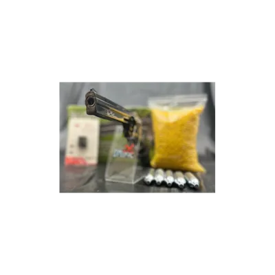 " Pack Laser Prêt a Tirer" Revolver Dan Wesson 715 6'' CO2 Steel - ASG